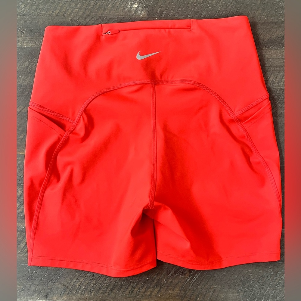 Nike Swift Women's High-Waisted 4" Tight Running Shorts W Pockets size Small - Picture 3 of 8